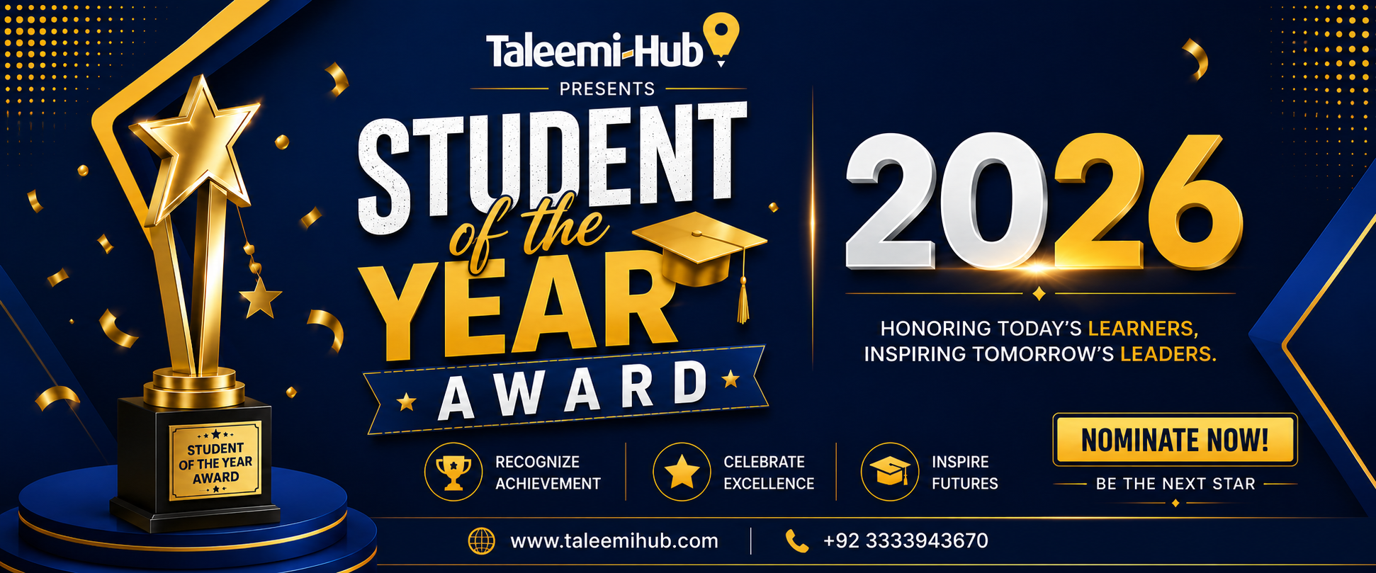 student of the year banner 1920x400