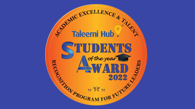 Student of the year award 2022 School In Karachi - Taleemi Hub